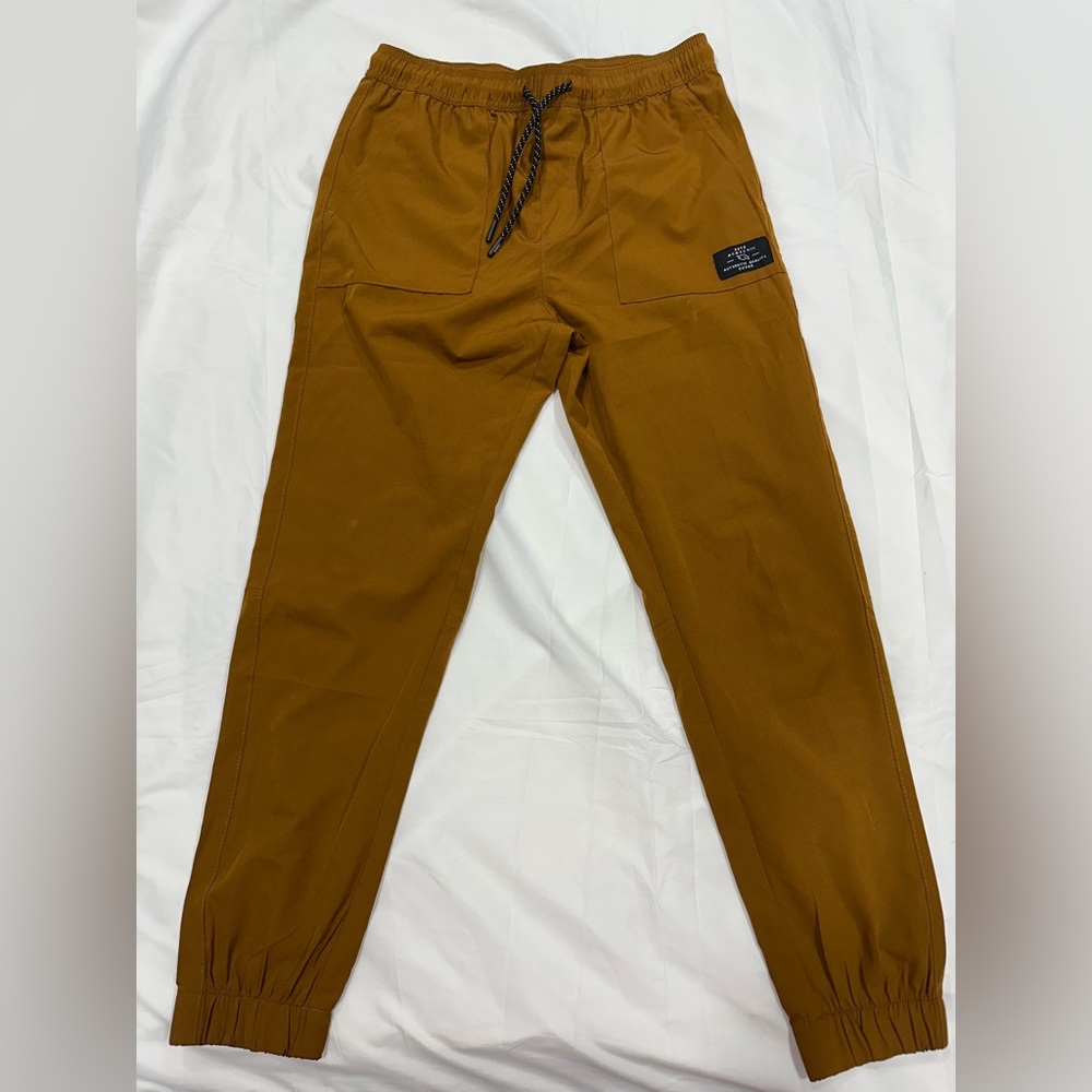 Boys Hawk Brown Jogger Pants